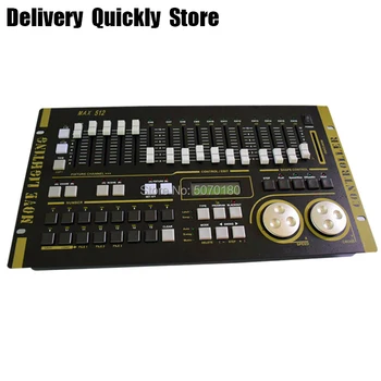 

Fast Ship Max 512 Dmx Controller With Bulid-in Program Professional DMX 512 Console Good Use For DJ disco party led moving head