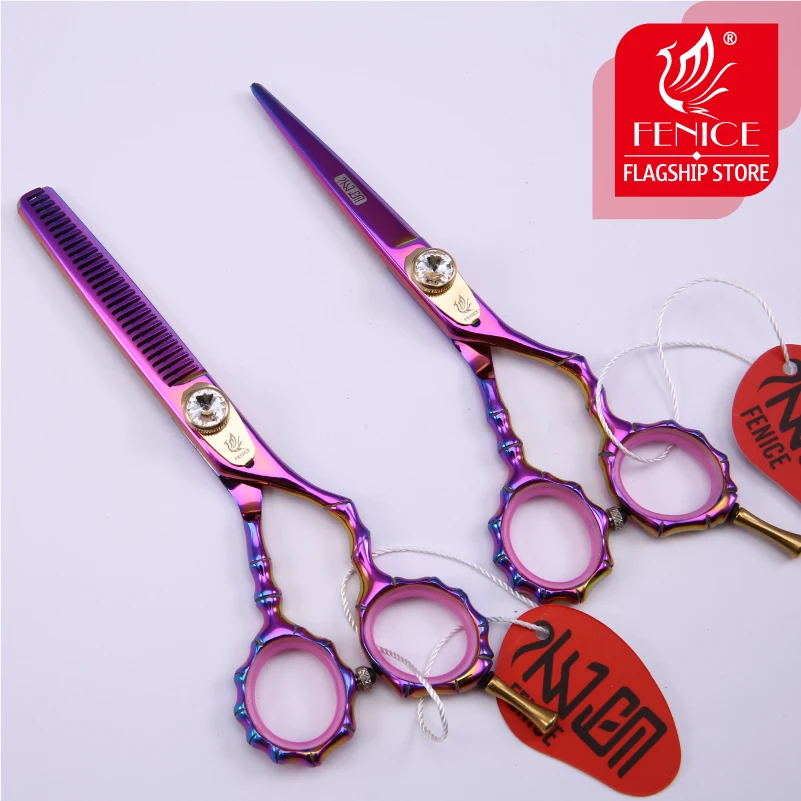 

5.5 inch New arrival hairdressing scissors set cutting and thinning shears scissors
