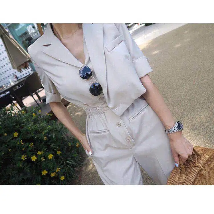 Sexy Jumpsuit High Waist Black Jumpsuits For Women Street Style Loose Rompers Female 2018 New Autumn Clothing