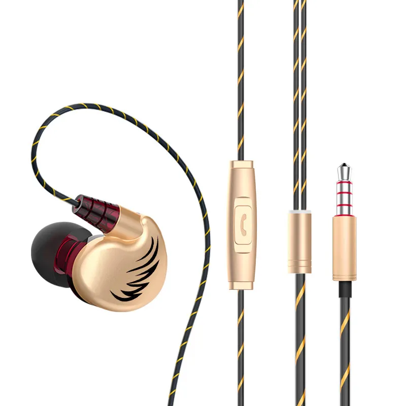 

In-ear Sports Earphones Computer Mobile Phone MP3 Universal Running Headset Stereo Music Earbuds 3.5mm Wired Bass Earbuds D3