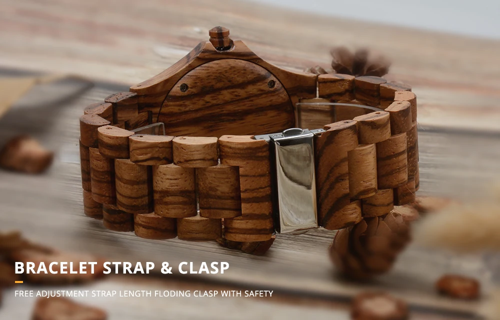 BEWELL WOODEN WATCH