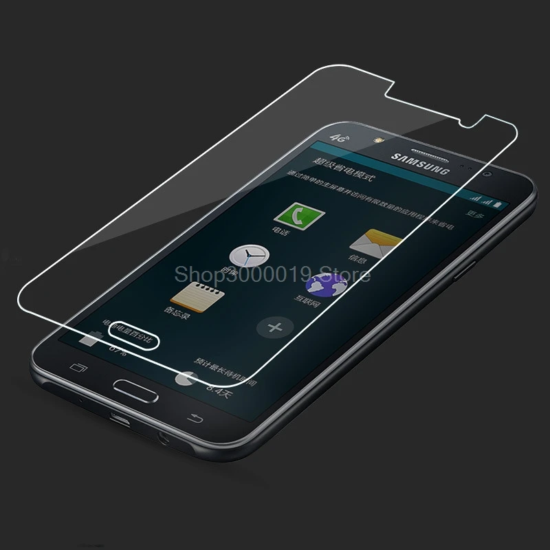 Screen Protector for Samsung J3 2017 Tempered Glass Galaxy J327F 327P / Prime 5.0 Cover+Clean Kits | Мобильные телефоны и