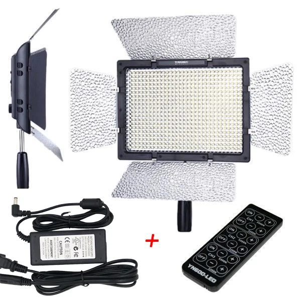 Prix pour Yongnuo yn-600 5500 k pro led lumière vidéo pour canon nikon appareil photo caméscope w/adaptateur secteur entrée Prix pour Yongnuo yn-600 5500 k pro led lumière vidéo pour canon nikon appareil photo caméscope w/adaptateur secteur entrée