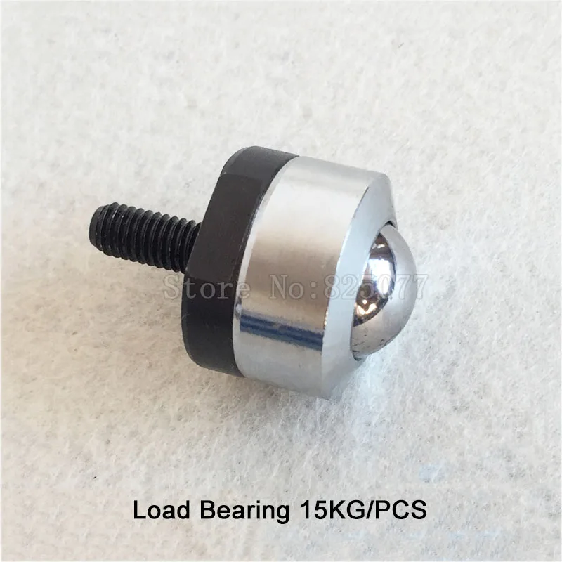 8PCS Precision Universal Ball Ball Bearings with M6 Screw Corner Born