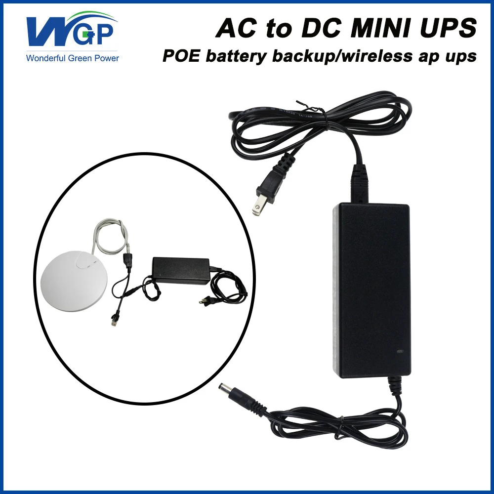 

18650 li ion energy storage battery box wirelss ap power supply 48v poe battery mini ups