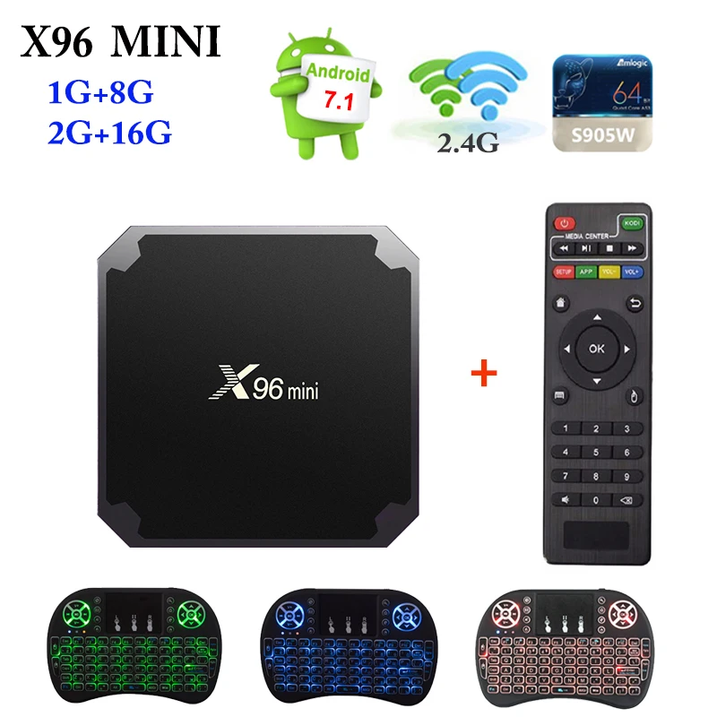 

Selling X96 MINI amlogic S905W Android 7.1 TV BOX 1g/2g ram 8g/16g rom Quad Core 2.4g wifi 4k HD Smart Set-Top Box PK M8S PRO W
