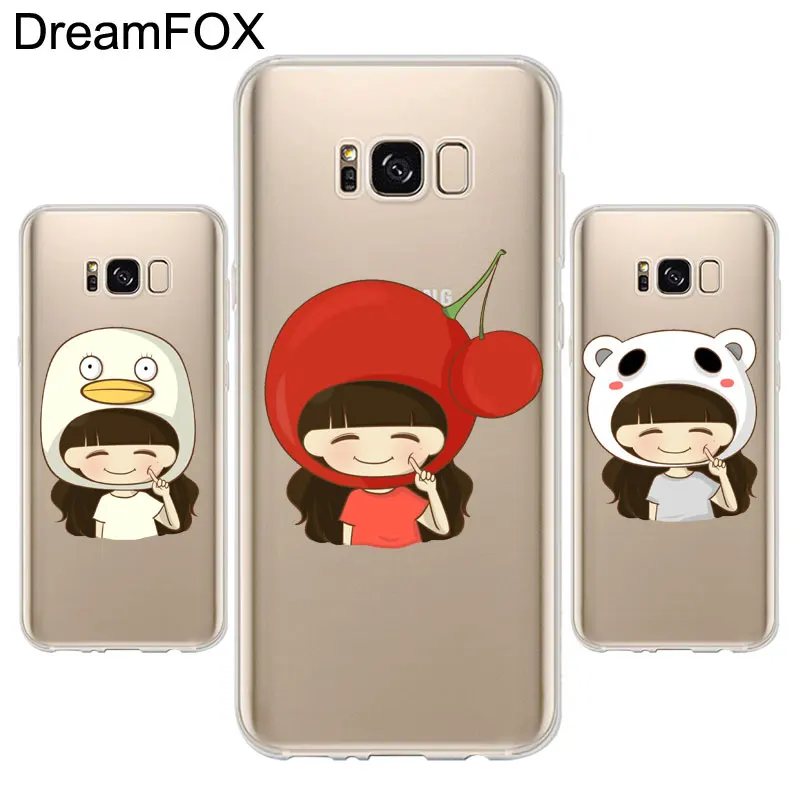 DREAMFOX L324 маленькая девочка Мягкий ТПУ силиконовый чехол для samsung Galaxy Note S 7 8 9 10 10e 11