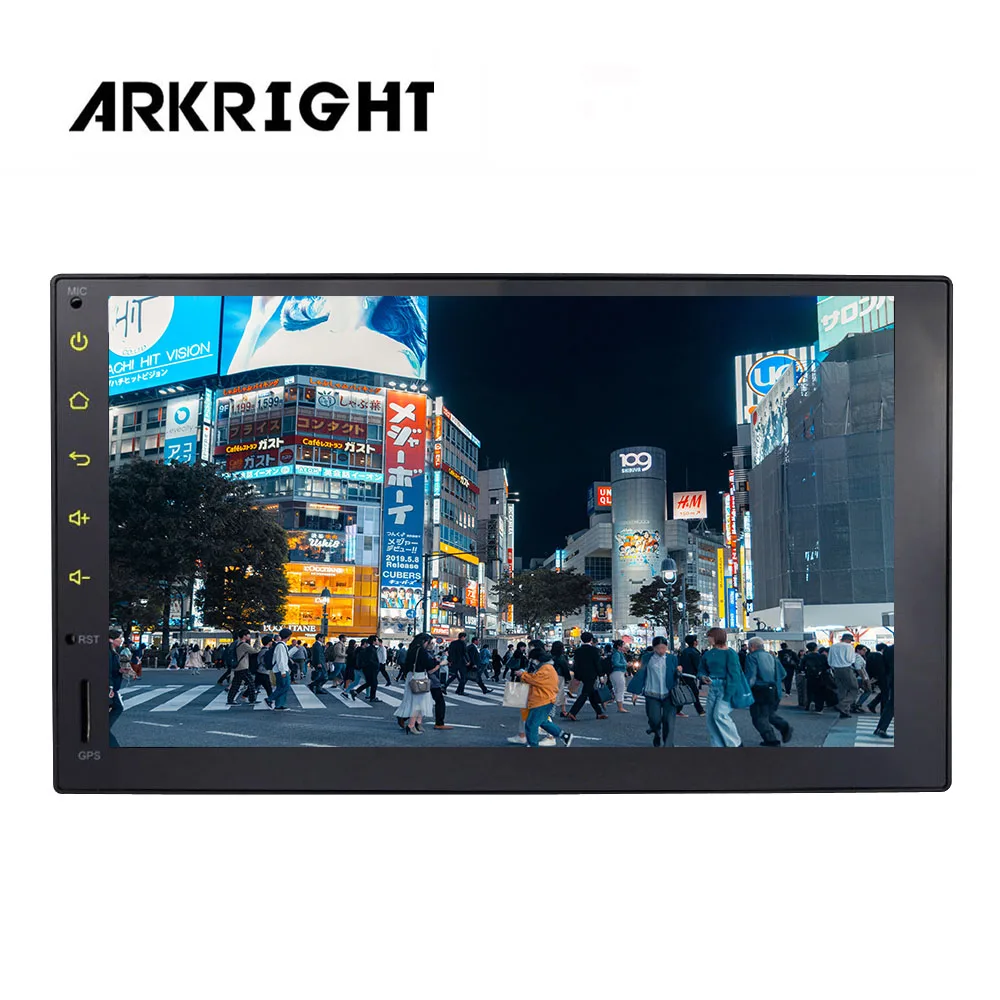 Cheap ARKRIGHT 7" 2Din 4+64GB Android Car Recorder/Car Radio Android 8.1 Octa Core Universal Head Unit HD GPS Support DSP 4