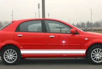 

Car Racing Rally stripes Lower Door Panel Decals for Fiesta Vinyl Motor Sticker ZC333