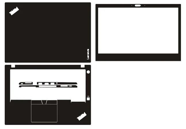 Ноутбук из углеродного волокна виниловые наклейки на кожу чехол для lenovo Thinkpad T480 14"