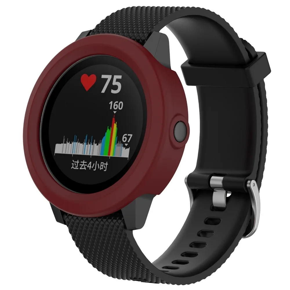 Силиконовой резины рукава крышка Защитный чехол для Garmin Vivoactive 3 Чехлы для часов для Garmin Vivoactive3 Shell Чехол