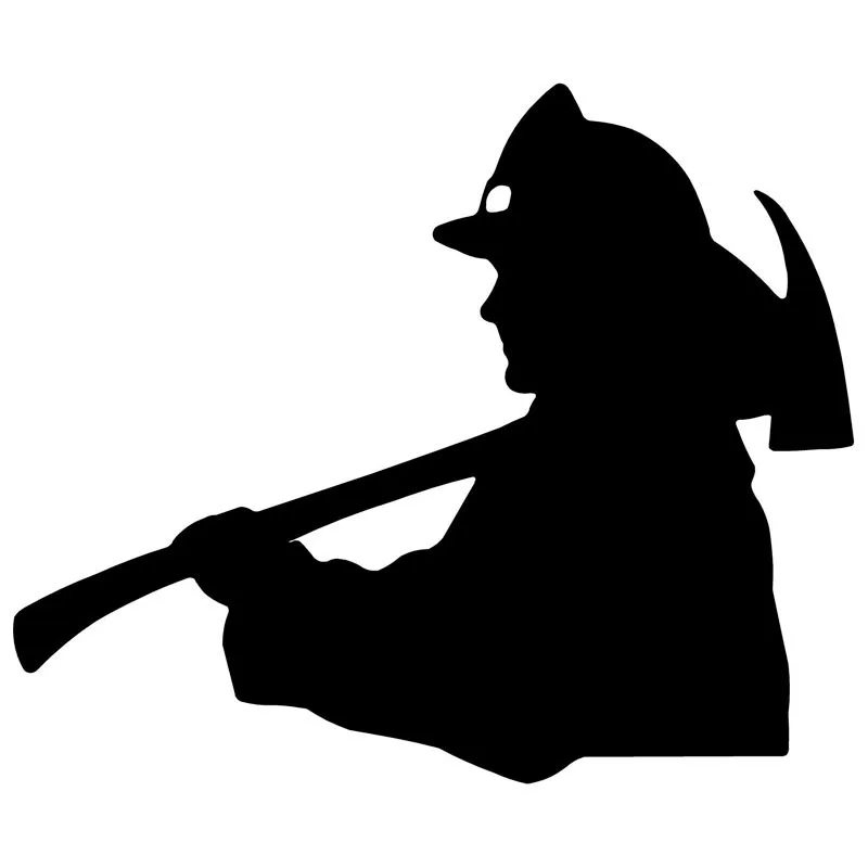 

Motorcycle sticker Fireman Firefighter Car Sticker Decal Cartoon Reflective Decorative Auto Accessories Motorcycle Stickers
