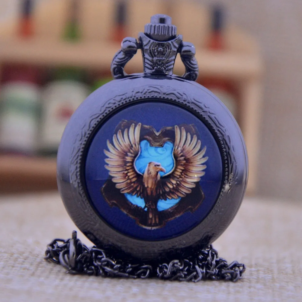 Новое поступление кварцевые карманные часы в виде орла с изображением Гарри