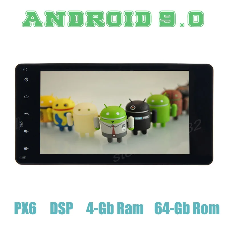 

PX6 Android 9.0 Car GPS Radio Player for mitsubishi ASX lancer-x outlander pajero with DSP 4+64GB Auto Stereo Multimedia