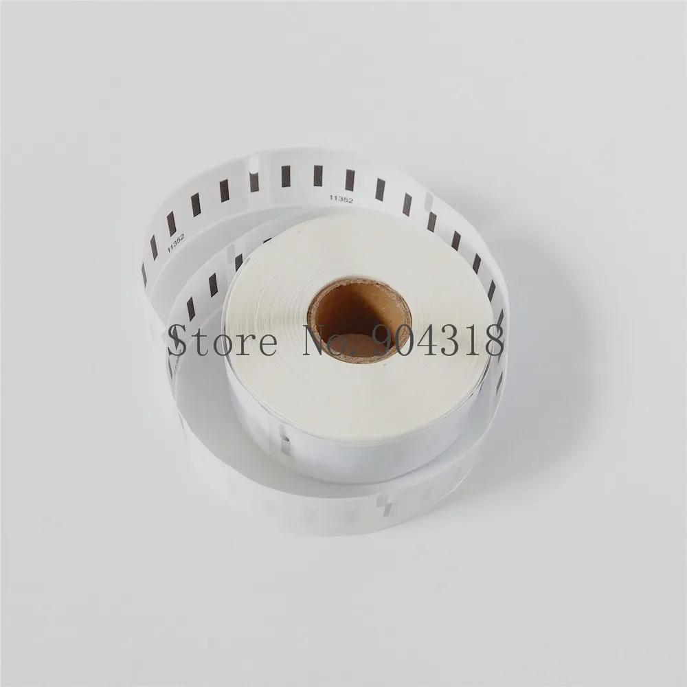 Ярлыки 6 шт. 11352 дюйма Dymo 11252 54 мм x 25 500 ярлыков в рулоне LabelWriter Turbo Twin 400 450|Ленты для