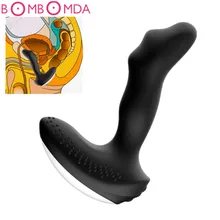Male Pussy Anal Vibrator Anal Sex Toys For Man G Spot Massage Dildo Stimulator Anal Beads Butt Plug Adult Sex Toys for Men Gay