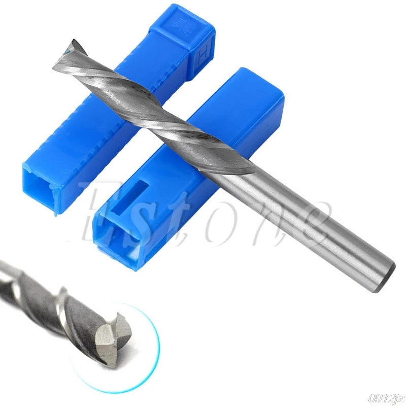 

Hot Extra Long 2 Flute HSS & Aluminium End 6mm Mill Cutter CNC Bit Extended New New Drop ship qiang