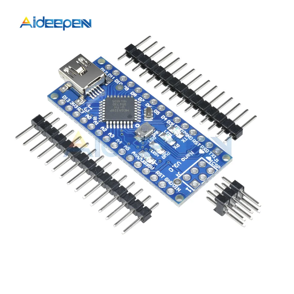 Мини USB 3,0 Atmega328P-AU микроконтроллер 5 в 16 м плата модуль для Arduino для NANO 328P 3,0 FT232 с контактами