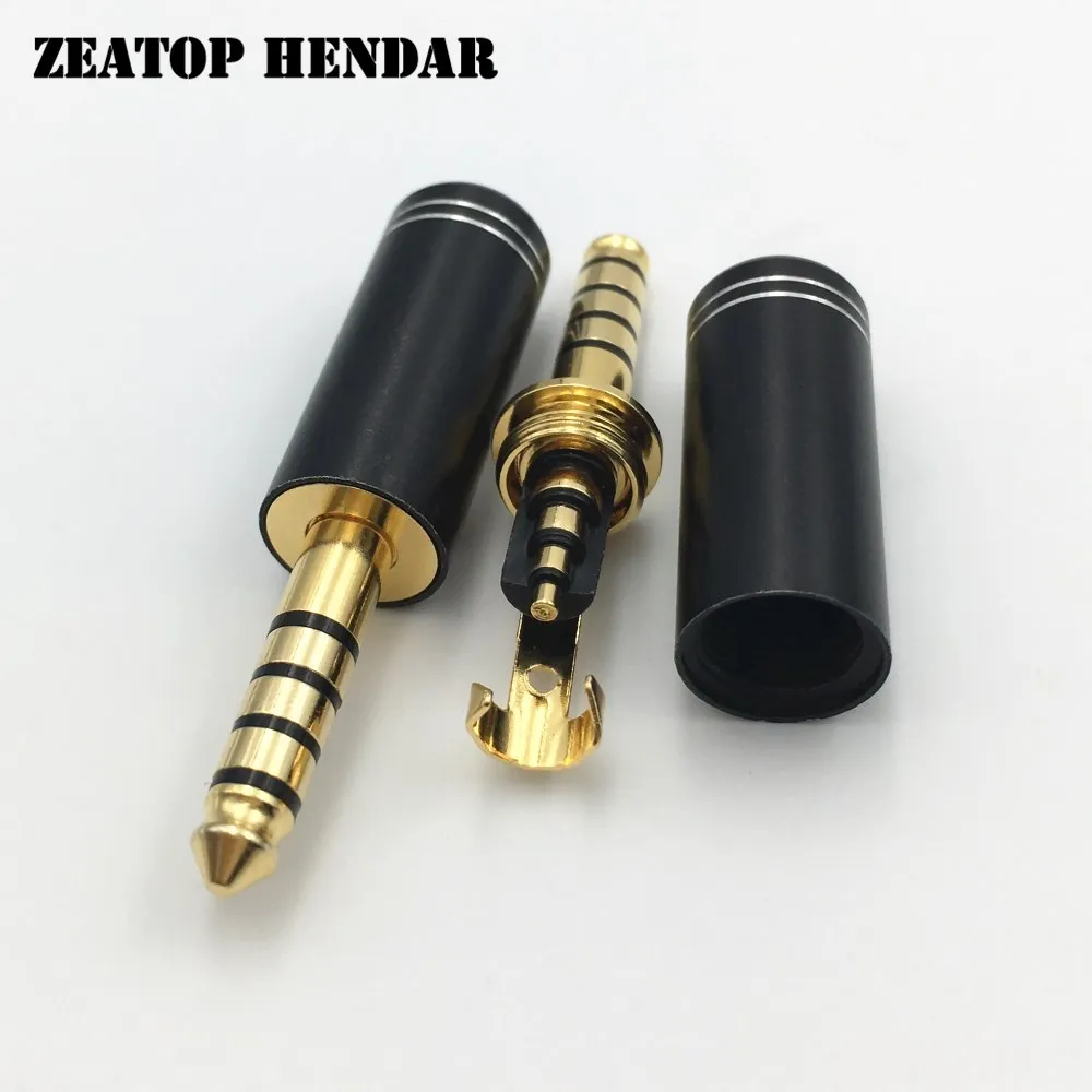 20Pcs 4.4mm 5 Pole Earphone Headphone Male Pin Plug 4.4 Audio Full