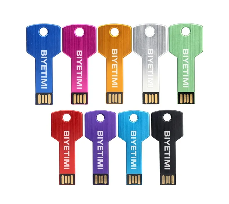 Usb флеш-накопитель biyetimi Corloful Key 8 ГБ 16 ГБ 32 ГБ 64 ГБ Memory Usb Stick 2,0 Флешка для ПК