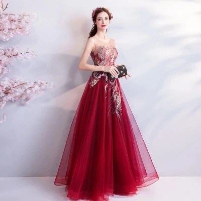 

wine red embroidery vine beading rhinestone gown Medieval dress court queen Renaissance Gown vintage Victorian dress Belle ball