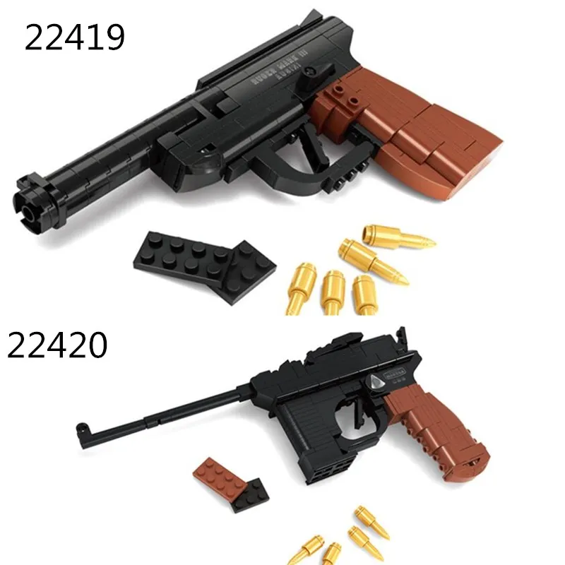 SWAT снайперская винтовка пистолет Desert Eagle наборы строительные блоки детские