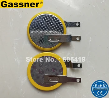 

Super quality Welded CR2032 3v Lithium Coin Battery with tabs, Horizontal & Surface Mounting Type for PCB Game player