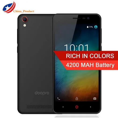 Doopro P3 5.0 дюйма 4200 мАч мобильного телефона MTK6580 4 ядра Android 6.0 сотовый телефон 1 ГБ