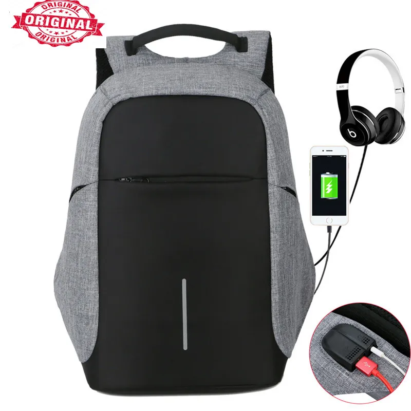 

USB Charge Anti-theft Backpack XD City Design Charging Men Laptop Backpacks Male Mochila Waterproof Multifuctional Mochila bag