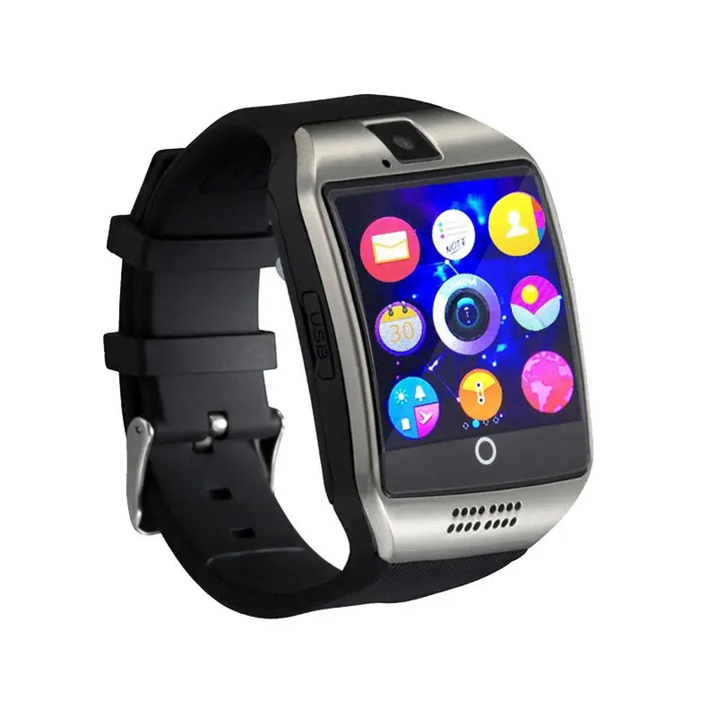 Новое поступление Q18 Смарт часы с Сенсорный экран BlueTooth Поддержка SIM TF карты Smartwatch