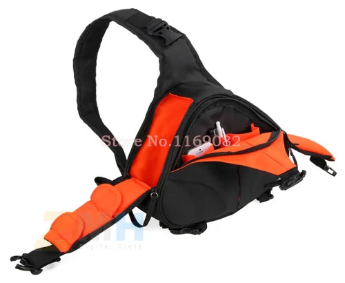 DSLR Shoulder Camera Bag Video Portable diagonal Triangle Carry Case foR Canon 600D D600 7D 5D2