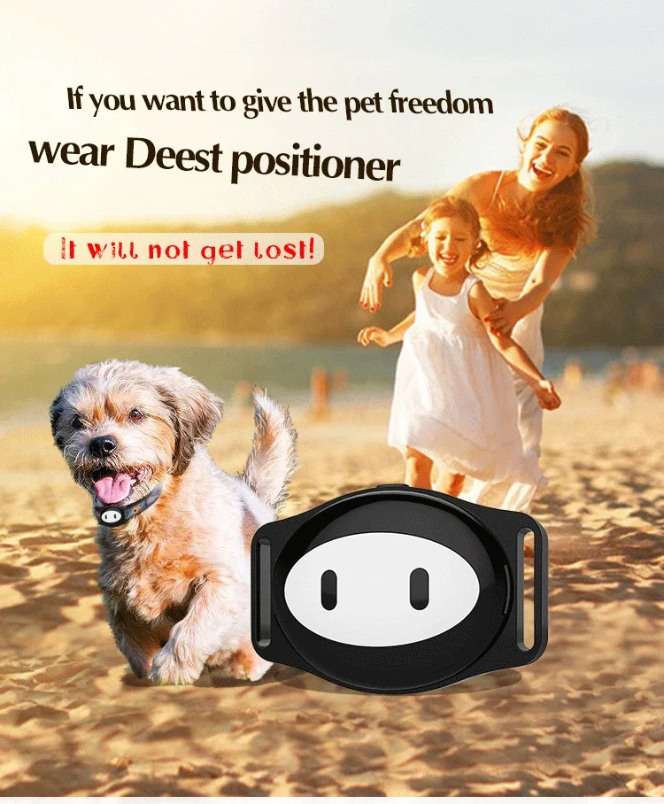 smart pet gps tracker mini dog locator position collar accurate gps