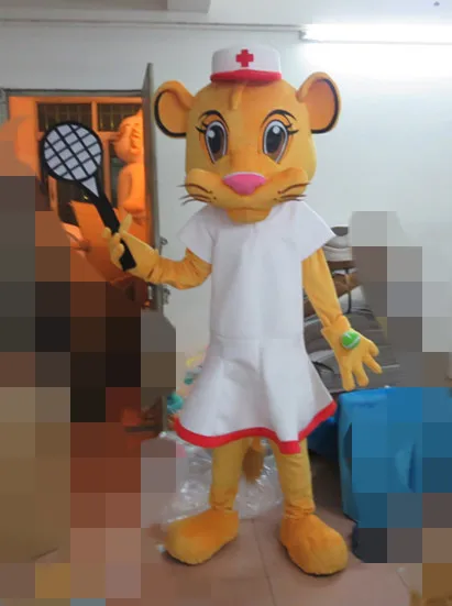 

high quality lion nurse mascot costume for adults lion mascot nurse costume lion mascot costume Free shipping