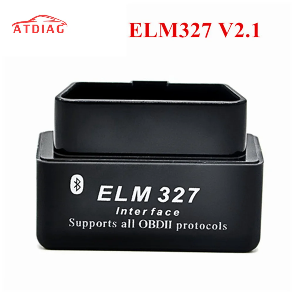 Действительно V1.5 Супер Мини ELM327 Bluetooth ELM 327 PIC18F25K80 версия 1,5 OBD2/OBDII для Android Крутящий момент Автомобильный сканер кода - Цвет: BLACK 2.1