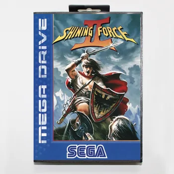 

Shining Force 2 Game Cartridge 16 bit MD Game Card With Retail Box For Sega Mega Drive For Genesis