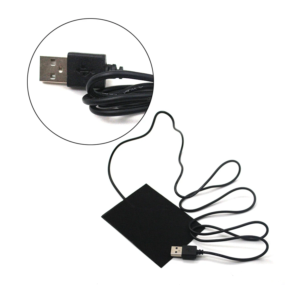 8 Вт USB Электрический листовой обогреватель для одежды Регулируемый зимний нагревательный коврик-грелка инструмент