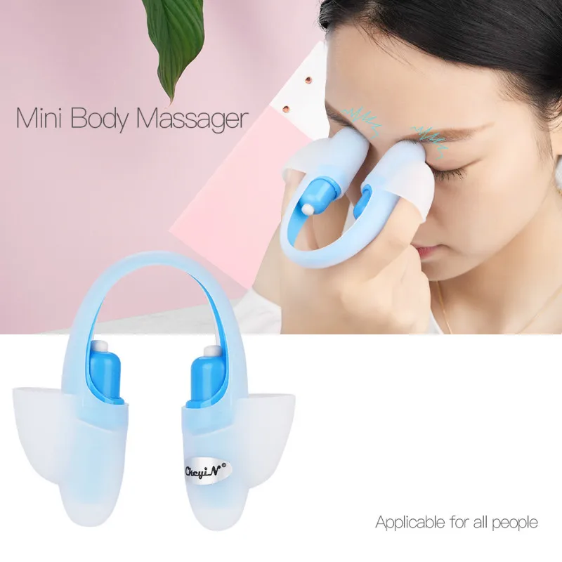 

U Shape Mini Body Massager Head Feet Shoulder Neck Pain Strain Relief Stress Electric Massage Machine Facial Eye Care Tool P00