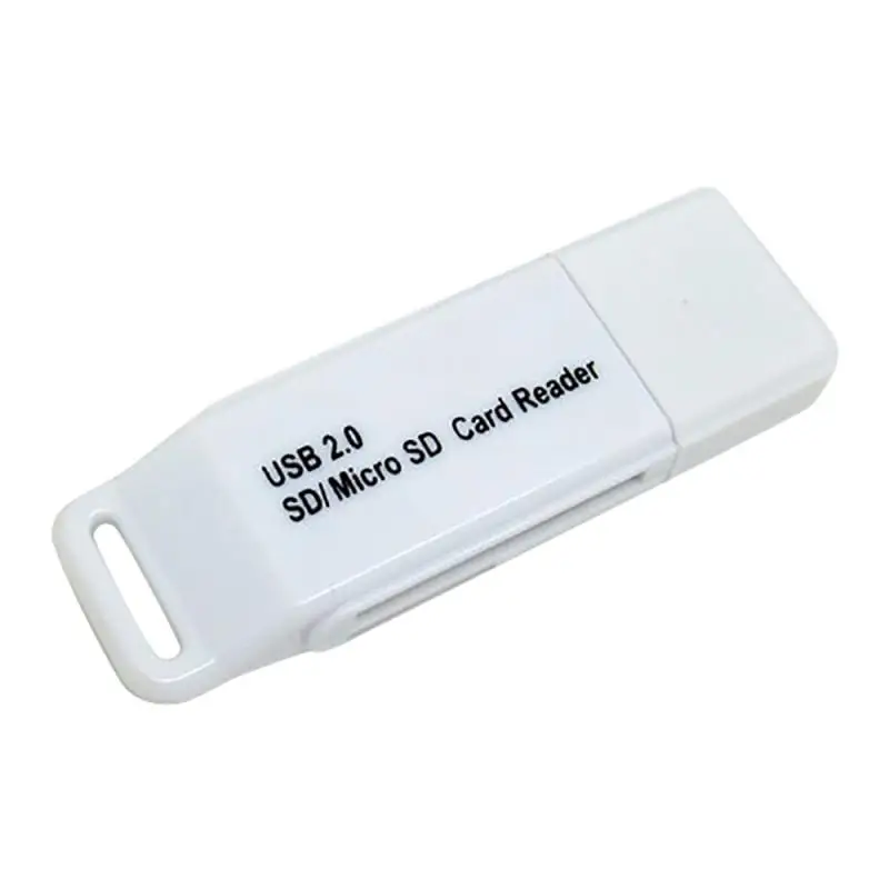 Высокая Скорость кард-ридер с USB2.0 MicroSD MicroSDHC с Т-образным ремешком карт-ридер компактный адаптер для флэш-карт-ридер Usb адаптер l0809 #3