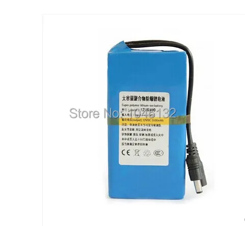 

real 15000 Mah 3A current discharge,DC 12V battery pack lithium  battery pack battery,li-ion battery 1A charger