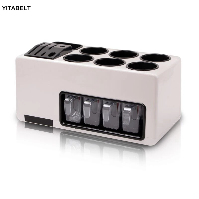 

Multi-function Kitchen Racks Condiment Storage Box Home Seasoning Storage Rack Kitchen Plastic Knife Holder Supplies