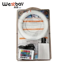 Westbay 6 Вт RGB оптоволоконный светильник комплект PMMA пластиковый комплект оптического волокна для украшения автомобиля потолок звезда конец Свечение Волоконно-оптический кабель
