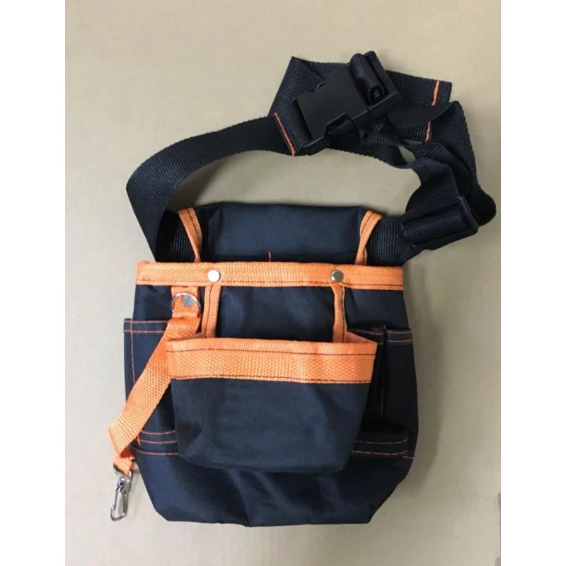 600D Oxford Tool Bag Belt Waist Bag Pouch Waist Pocket Outdoor Work Hand Tools Hardware Storage Electrician Gardening Tool