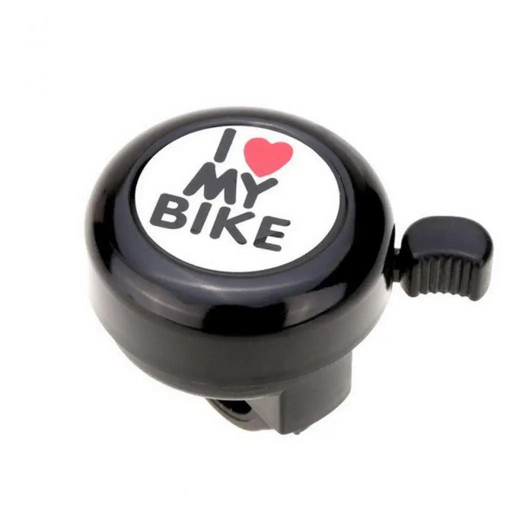 Мини милый на велосипеде прозрачная алюминиевая установка фара для велосипеда громкий велосипед сплав аксессуар ваше письмо круглый колокол сердце - Цвет: 1