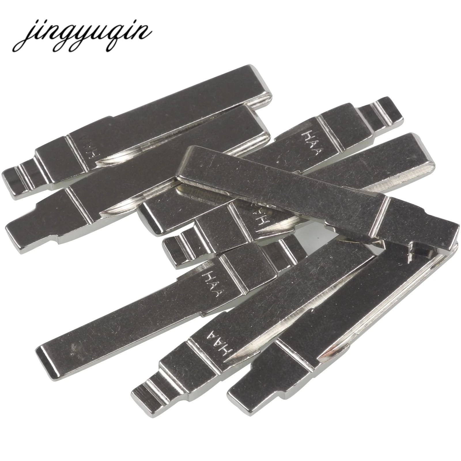 

jingyuqin 15pcs/lot HAA Flip Remote Car Key Blanks For AUDI Fit VW PASSAT BORA SEAT SKODA #31 HU66 Key Blade