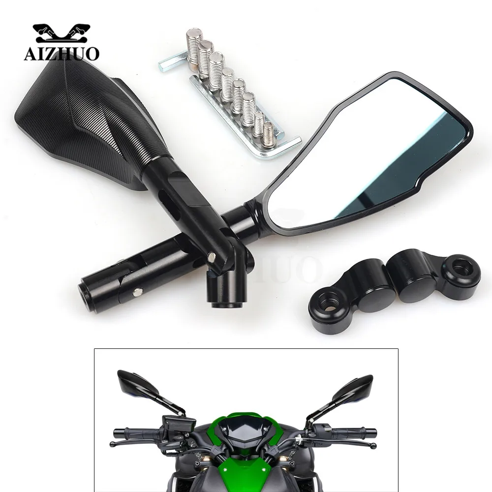 

Universal Motorcycle Rearview Mirrors Rear View Side Mirror For kawasaki Z750 Z 750 z800 z900 Z1000 Z250 HONDA CB500X CB1000R