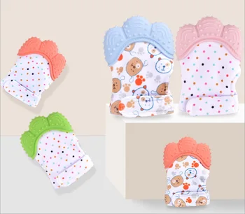 

DHL 500pcs Baby Teething Gloves Nursing Pacifier Teething Children Molar Gloves Teether