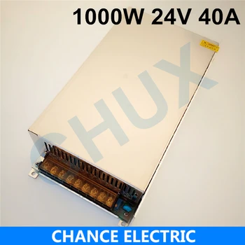 

1000W 40A 24V Switching Power Supply 24v Adjustable Voltage Ac to Dc Power Supply for Industrial Field Free Shipping