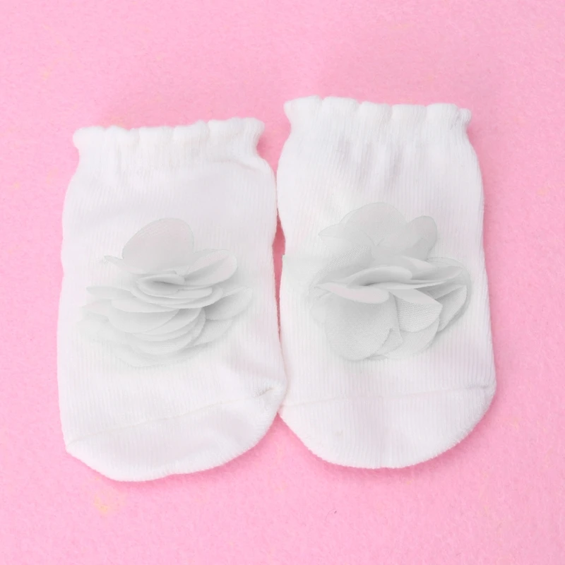 Носки принцессы для маленьких девочек; красивые хлопковые носки с цветочным узором для малышей; 2 цвета