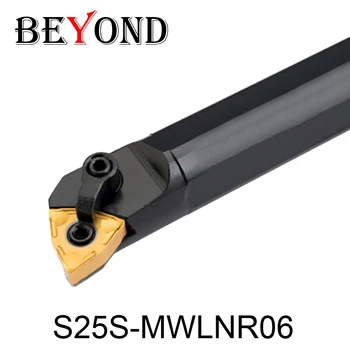

BEYOND MWLNR S25S-MWLNR06 S25S-MWLNL06 Internal Turning Tool Holder Carbide Inserts WNMG060404 Ferramentas Lathe Cutter Tools