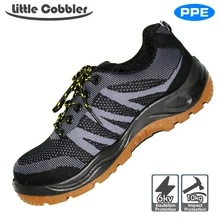 Men's Plus Size Breathable Mesh Steel Toe breathable lightweight casual work shoes safety boots protect footwear Men's Plus Size Breathable Mesh Steel Toe breathable lightweight casual work shoes safety boots protect footwear